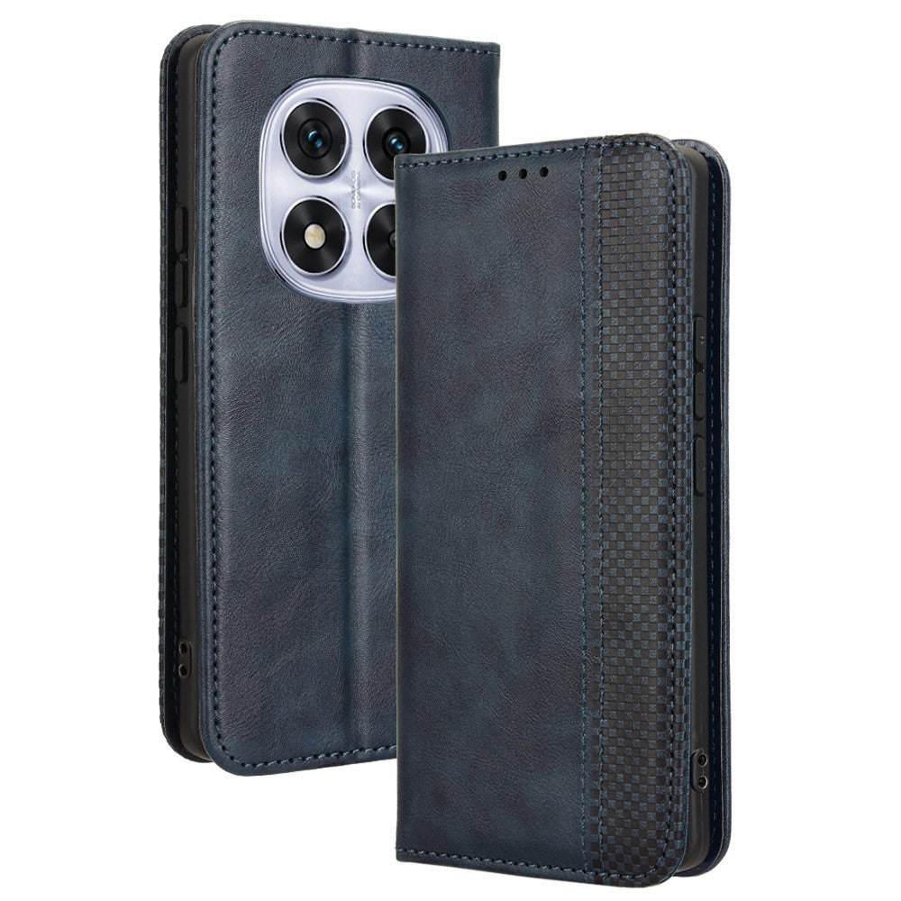 For Xiaomi Redmi Note 14 Pro+ 5G / Note 14 Pro 5G / Poco X7 5G Leather Case Wallet Stand Retro Texture Phone Cover