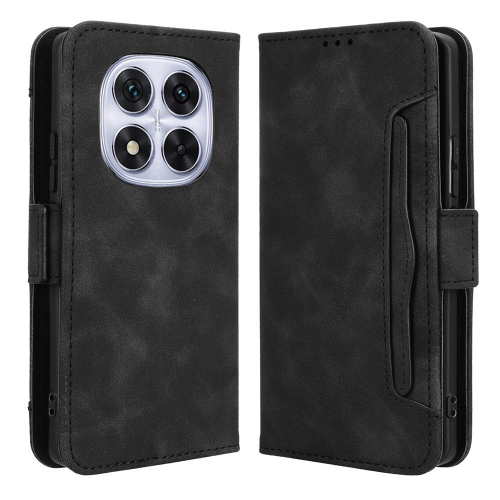 For Xiaomi Redmi Note 14 Pro+ 5G / Note 14 Pro 5G / Poco X7 5G Leather Case Phone Wallet Cover with Multiple Card Slots