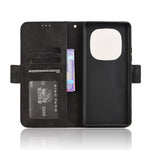 For Xiaomi Redmi Note 14 Pro+ 5G / Note 14 Pro 5G / Poco X7 5G Leather Case Phone Wallet Cover with Multiple Card Slots
