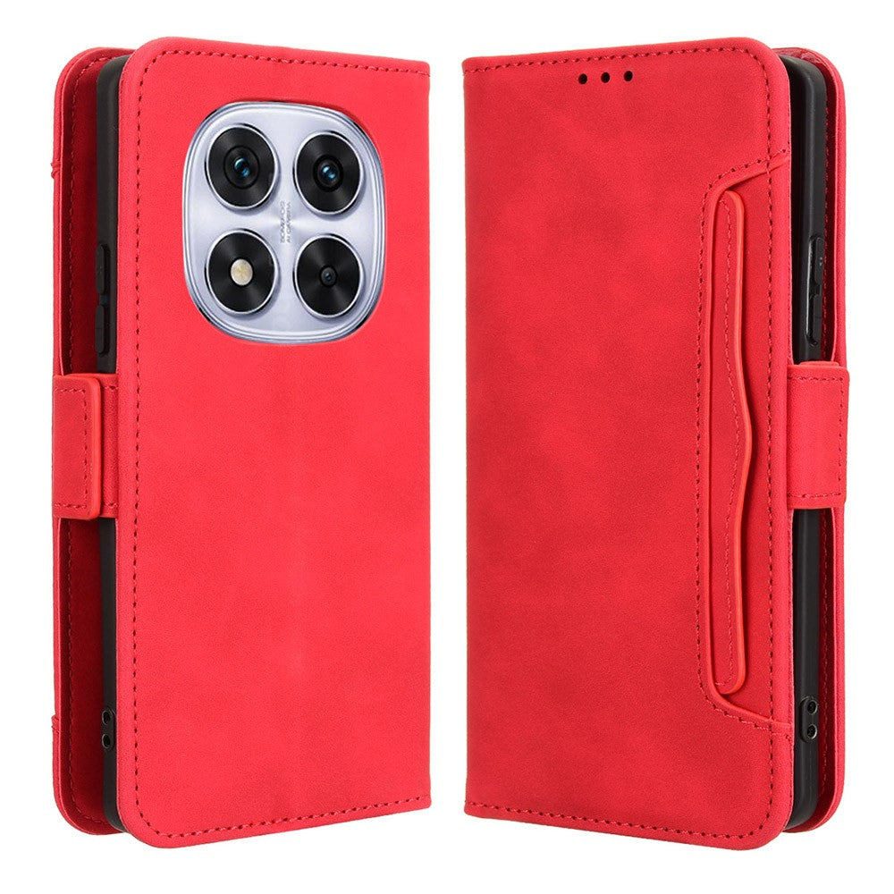 For Xiaomi Redmi Note 14 Pro+ 5G / Note 14 Pro 5G / Poco X7 5G Leather Case Phone Wallet Cover with Multiple Card Slots