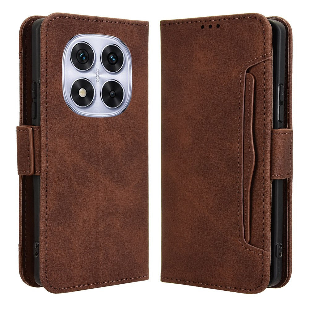 For Xiaomi Redmi Note 14 Pro+ 5G / Note 14 Pro 5G / Poco X7 5G Leather Case Phone Wallet Cover with Multiple Card Slots