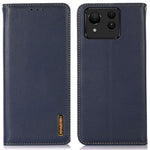 KHAZNEH For Asus Zenfone 11 Ultra 5G Case Genuine Cow Leather Wallet Phone Cover Nappa Texture