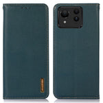 KHAZNEH For Asus Zenfone 11 Ultra 5G Case Genuine Cow Leather Wallet Phone Cover Nappa Texture
