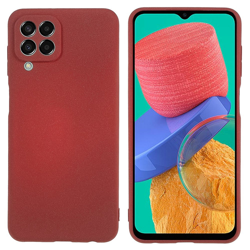 Til Samsung Galaxy M33 5G (Global Version) Blødt TPU Telefoncover Dobbeltsidet Mat Anti-ridse Bagcover