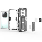 For Xiaomi Redmi Note 14 Pro 5G / Poco X7 5G Case PC + TPU Shockproof Phone Cover with Kickstand
