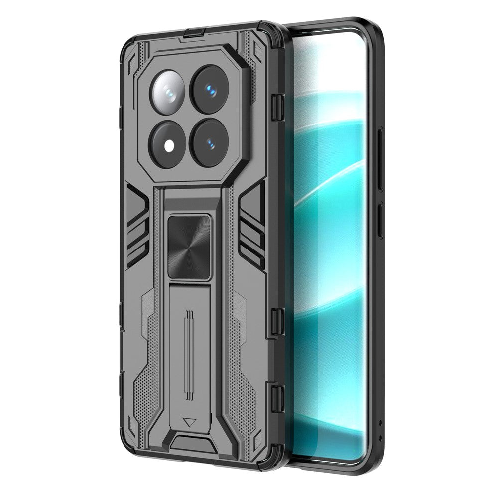 For Xiaomi Redmi Note 14 Pro+ 5G Case PC + TPU Shockproof Phone Cover with Kickstand
