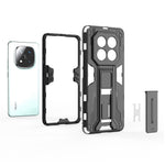 For Xiaomi Redmi Note 14 Pro+ 5G Case PC + TPU Shockproof Phone Cover with Kickstand