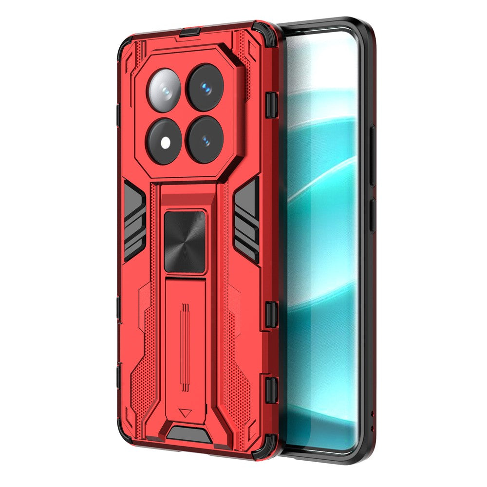 For Xiaomi Redmi Note 14 Pro+ 5G Case PC + TPU Shockproof Phone Cover with Kickstand