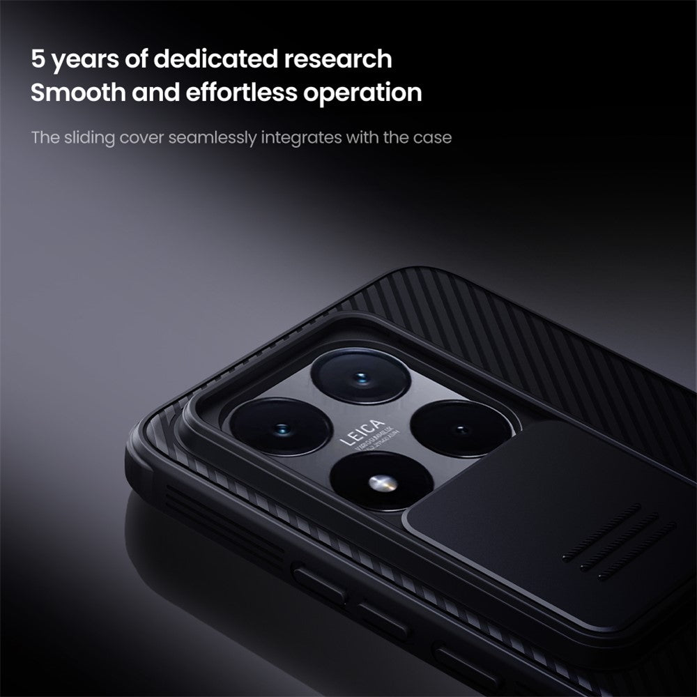 NILLKIN Camshield Pro Series for Xiaomi 14T Case PC+TPU Slide Camera Lid Phone Cover