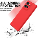 Motorola Edge 60 Neo 5G / Edge 50 Neo 5G / Moto S50 5G / Thinkphone 25 5G skal flytande silikon reptåligt mobilfodral med handrem