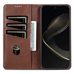 AZNS For Xiaomi 14T Case Cowhide Texture PU Leather Wallet Phone Cover