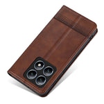 AZNS For Xiaomi 14T Case Cowhide Texture PU Leather Wallet Phone Cover