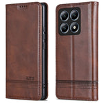 AZNS For Xiaomi 14T Pro Case Cowhide Texture PU Leather Wallet Phone Cover
