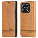 AZNS For Xiaomi 14T Pro Case Cowhide Texture PU Leather Wallet Phone Cover