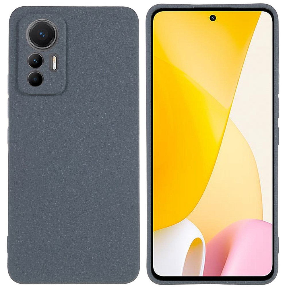 For Xiaomi 12 Lite 5G Double-Sided Matte Soft TPU Phone Cover Anti-fingerprint Anti-scratch Back Case