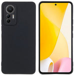 For Xiaomi 12 Lite 5G Double-Sided Matte Soft TPU Phone Cover Anti-fingerprint Anti-scratch Back Case