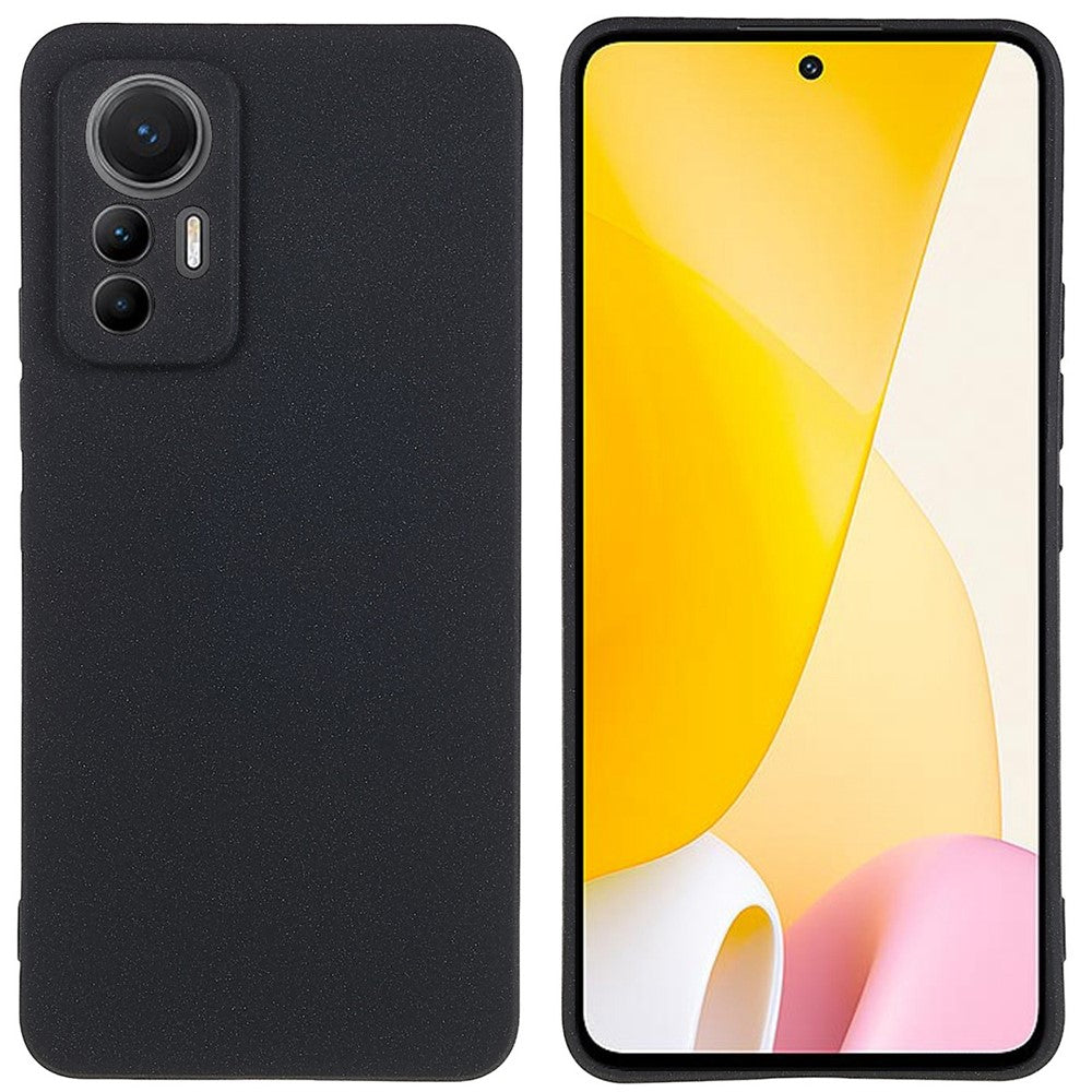 For Xiaomi 12 Lite 5G Double-Sided Matte Soft TPU Phone Cover Anti-fingerprint Anti-scratch Back Case