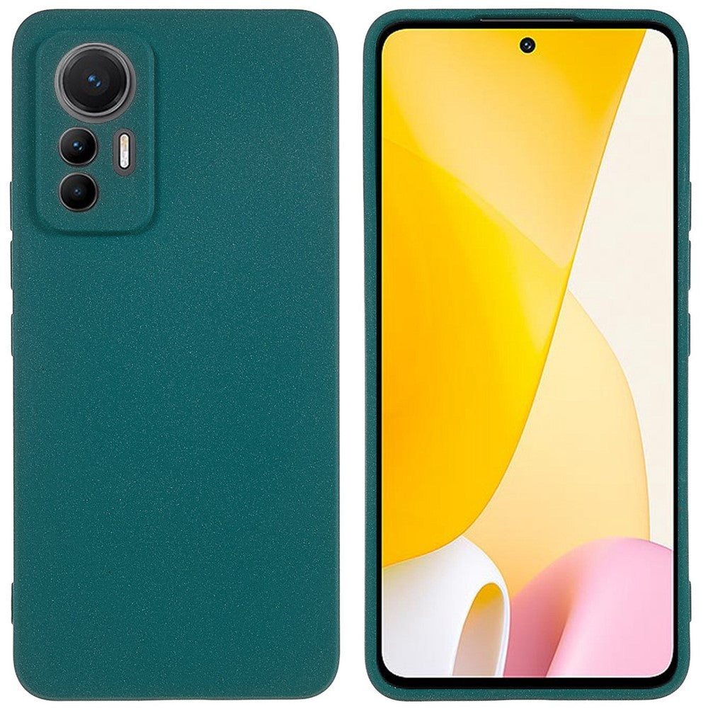 For Xiaomi 12 Lite 5G Double-Sided Matte Soft TPU Phone Cover Anti-fingerprint Anti-scratch Back Case