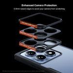 XUNDD For Xiaomi 14T Pro Case Drop-proof TPU + Acrylic Clear Back Phone Cover