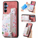 D10 For Samsung Galaxy A16 5G / A16 4G Case Pattern Kickstand Wallet Leather+TPU Phone Cover RFID Blocking