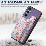 D10 For Samsung Galaxy A16 5G / A16 4G Case Pattern Kickstand Wallet Leather+TPU Phone Cover RFID Blocking