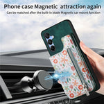 D10 For Samsung Galaxy A16 5G / A16 4G Case Pattern Kickstand Wallet Leather+TPU Phone Cover RFID Blocking