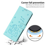 For Xiaomi 14T Pro Case with Strap Cats Imprint Leather Wallet Phone Cover