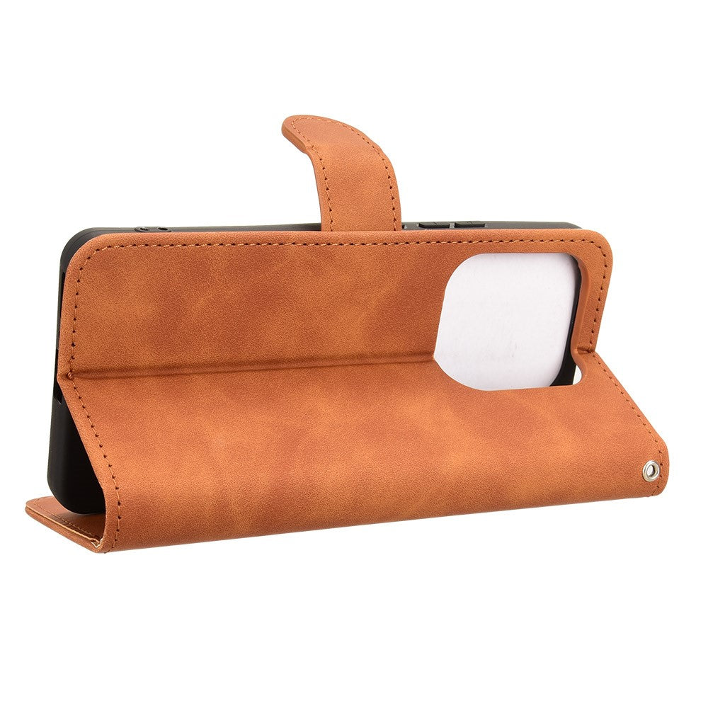 For Xiaomi Redmi Note 14 5G Leather Case Skin-Feel Anti-Drop Wallet Flip Phone Cover
