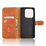For Xiaomi Redmi Note 14 5G Leather Case Skin-Feel Anti-Drop Wallet Flip Phone Cover