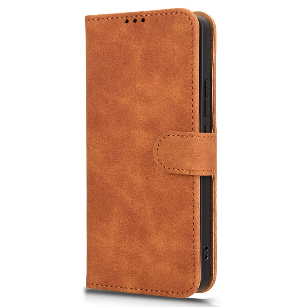 For Xiaomi Redmi Note 14 5G Leather Case Skin-Feel Anti-Drop Wallet Flip Phone Cover