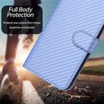 YX0070 For Motorola Moto G35 5G Wallet Case Carbon Fiber Texture Leather Cell Accessories Phone Cover