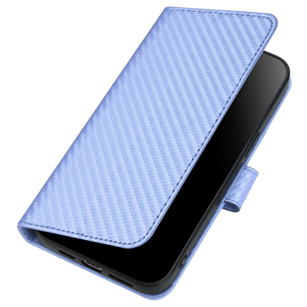YX0070 For Motorola Moto G35 5G Wallet Case Carbon Fiber Texture Leather Cell Accessories Phone Cover
