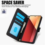 SY-003 For Xiaomi 14T Pro Case PU Leather Stand View Phone Wallet Cover with Hand Strap