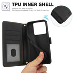 SY-003 For Xiaomi 14T Pro Case PU Leather Stand View Phone Wallet Cover with Hand Strap