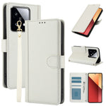 SY-003 For Xiaomi 14T Pro Case PU Leather Stand View Phone Wallet Cover with Hand Strap