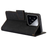 SY-001 For Xiaomi 14T Case Flower Butterfly Leather Wallet Phone Cover with Hand Strap