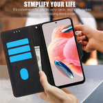 SY-001 For Xiaomi 14T Case Flower Butterfly Leather Wallet Phone Cover with Hand Strap