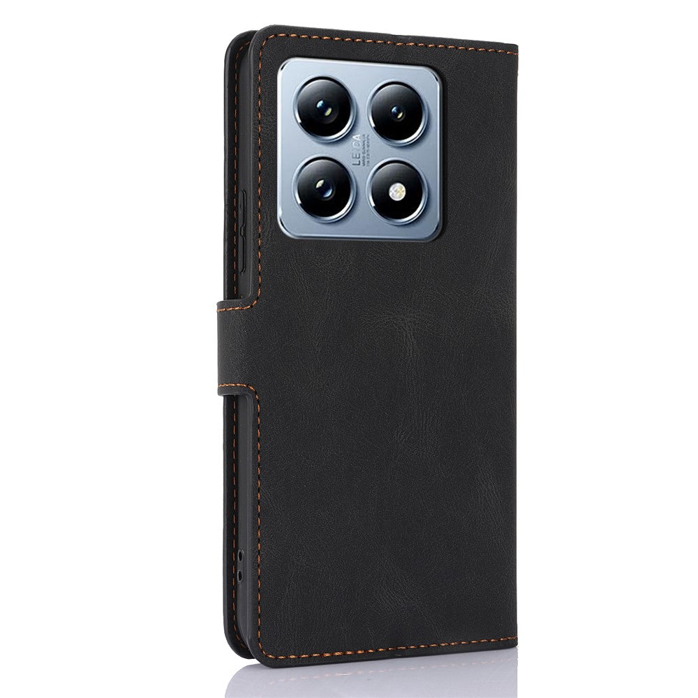 For Xiaomi 14T Pro Case PU Leather Phone Cover with Wallet Stand View