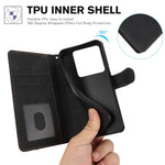 For Xiaomi 14T Pro Case PU Leather Phone Cover with Wallet Stand View
