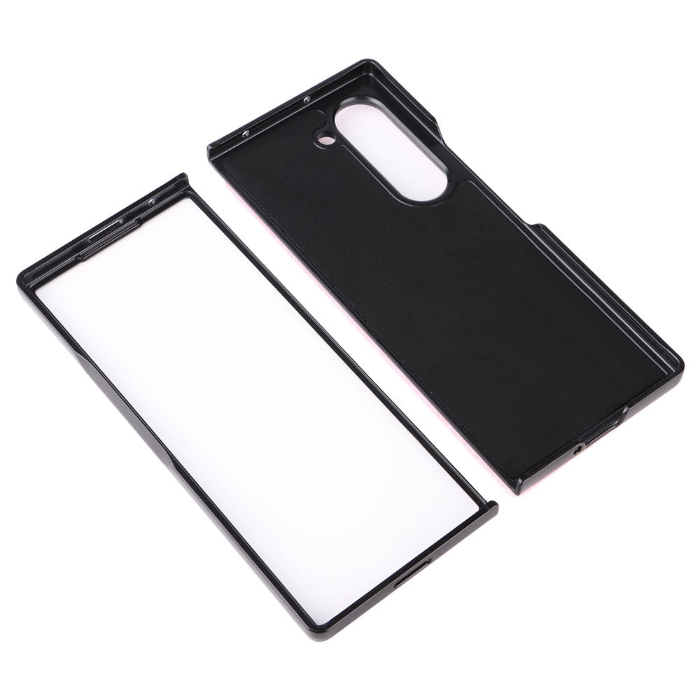 For Samsung Galaxy Z Fold5 5G Case Flower Leather+PC RFID Blocking Phone Cover Card Slots