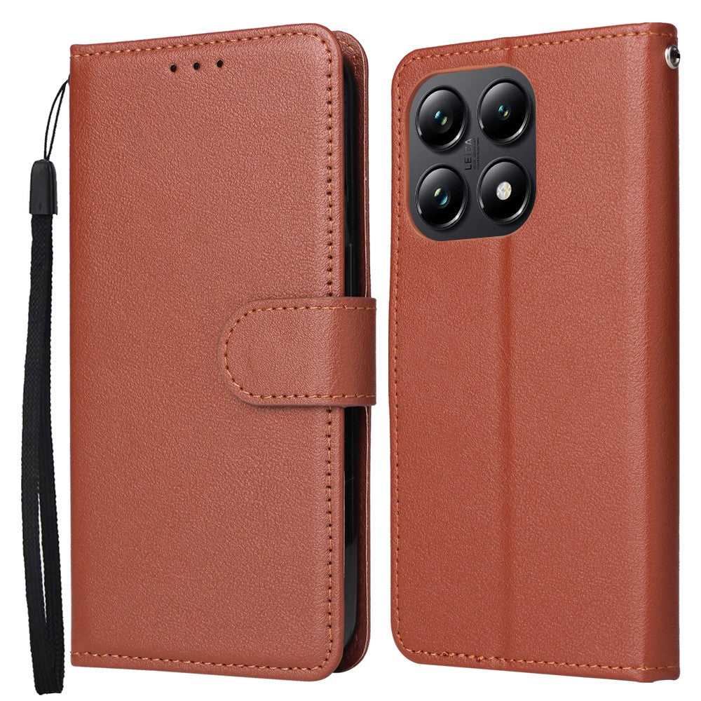 For Xiaomi 14T Case Wallet Stand View PU Leather Phone Cover