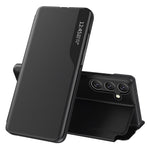 For Samsung Galaxy S24 FE Case View Window PU Leather Stand Cover