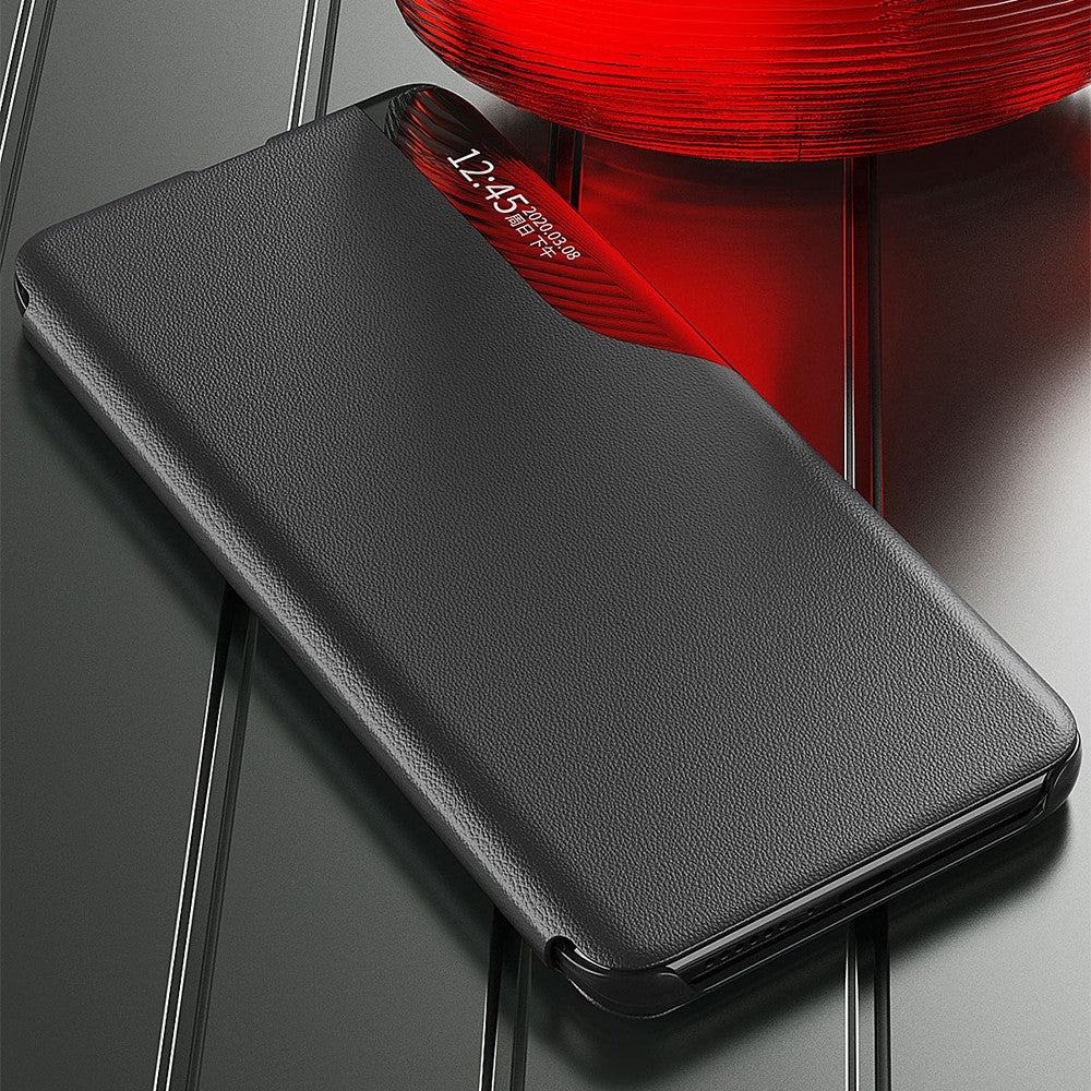 For Samsung Galaxy S24 FE Case View Window PU Leather Stand Cover