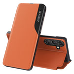 For Samsung Galaxy S24 FE Case View Window PU Leather Stand Cover