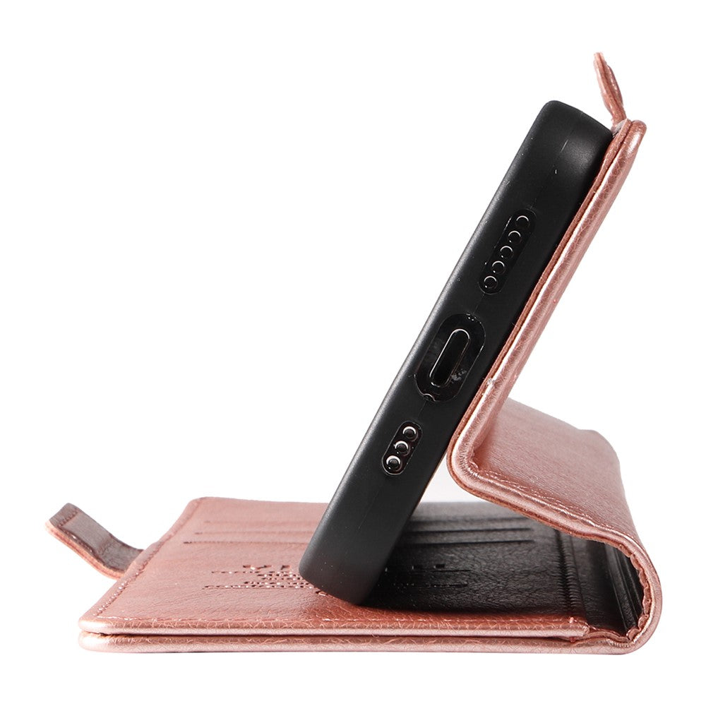 YIKATU YK-007 For Xiaomi 14T Case Side Buckle PU Leather Phone Cover Litchi Texture