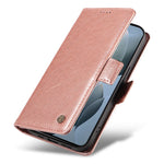 YIKATU YK-007 For Xiaomi 14T Case Side Buckle PU Leather Phone Cover Litchi Texture