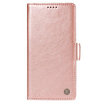 YIKATU YK-007 For Xiaomi 14T Case Side Buckle PU Leather Phone Cover Litchi Texture