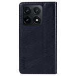 YIKATU YK-006 For Xiaomi 14T Case Wallet Litchi Grain Leather Phone Cover Magnetic Auto-Absorbed