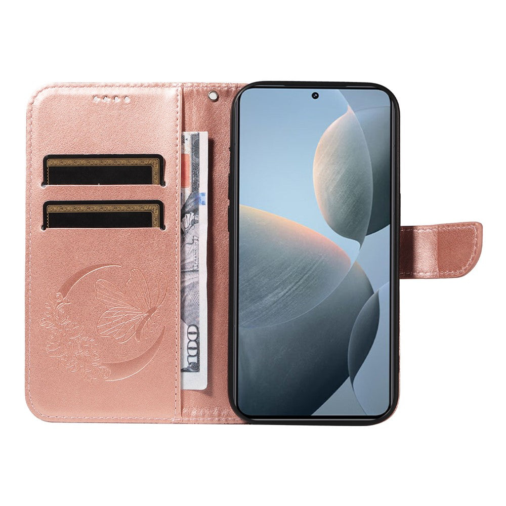 For Xiaomi 14T Case Butterfly Pattern Leather Wallet Flip Phone Cover