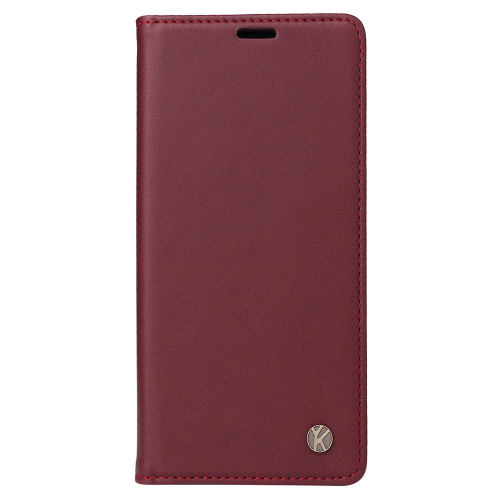 YIKATU YK-001 For Xiaomi Redmi Note 14 Pro+ 5G / Note 14 Pro 5G / Poco X7 5G Case Stand Leather Phone Cover Strong Magnetic Closure